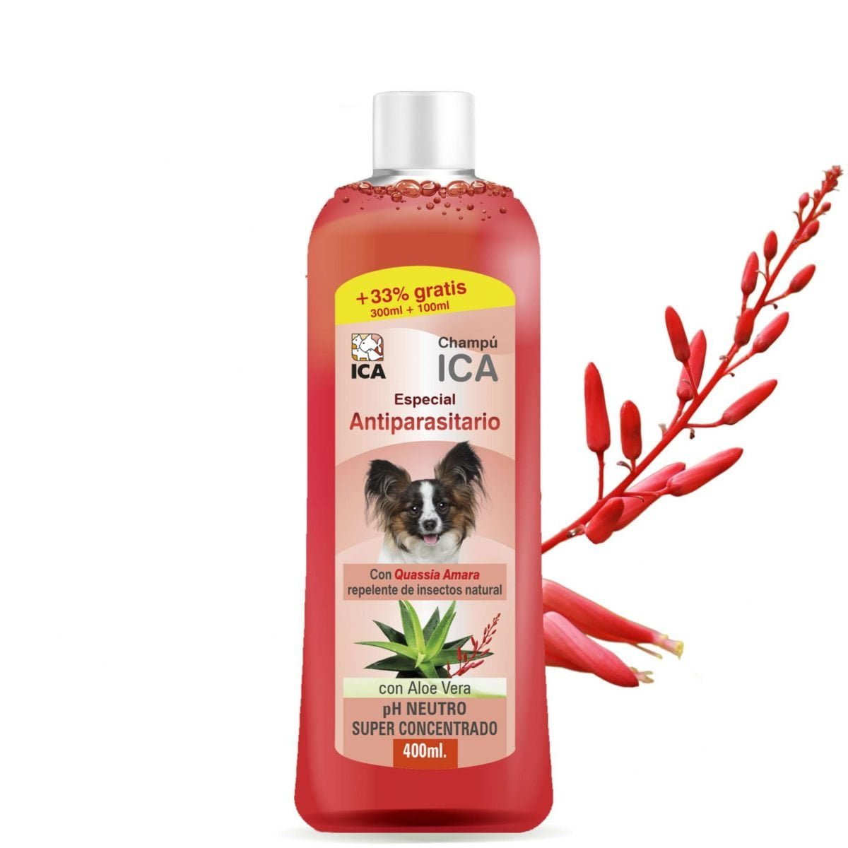 Champú Antiparásitos Con Aloe Vera Para Perros — Ica Sa 5042