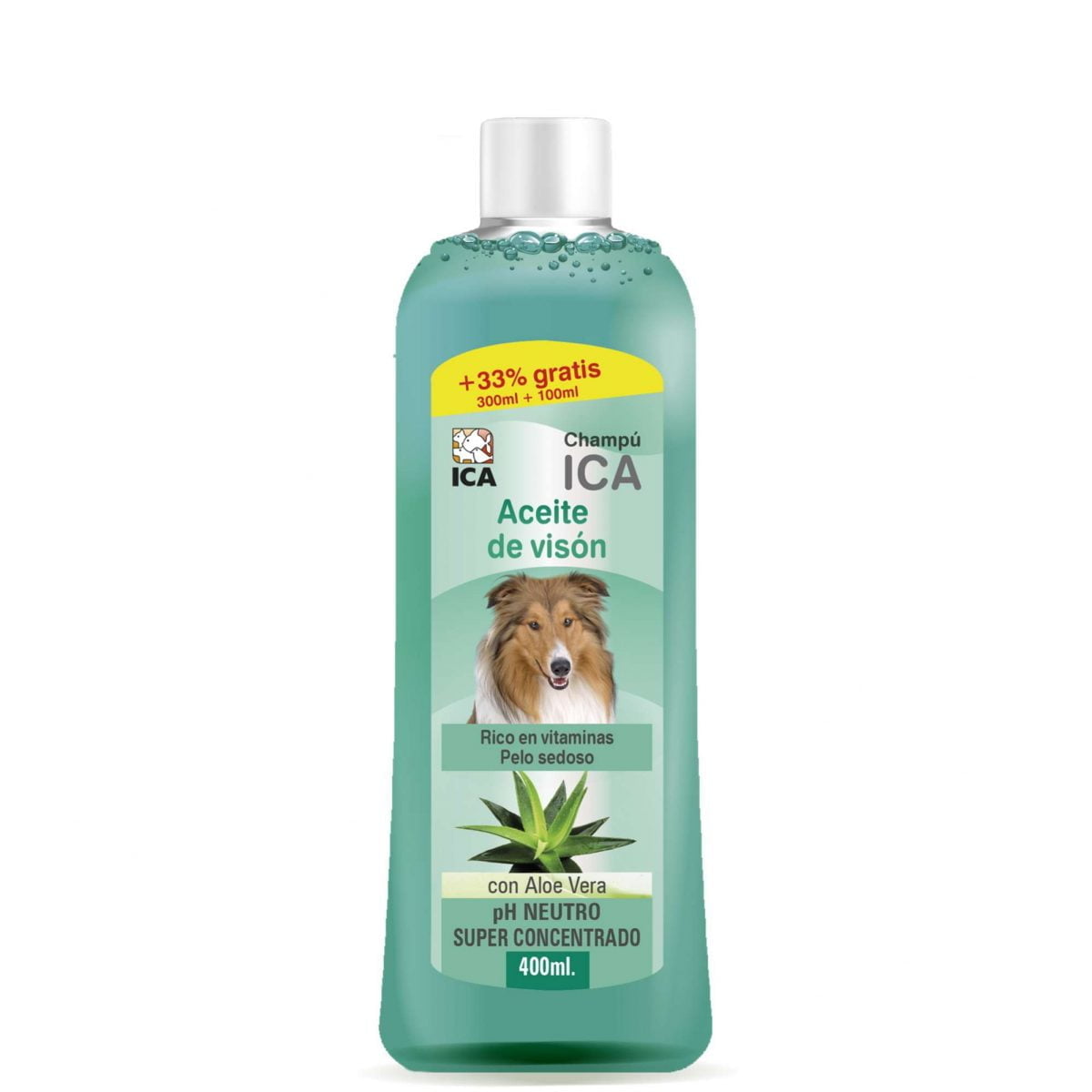 Champú De Aceite De Visón Con Aloe Vera Para Perros — Ica Sa 9687