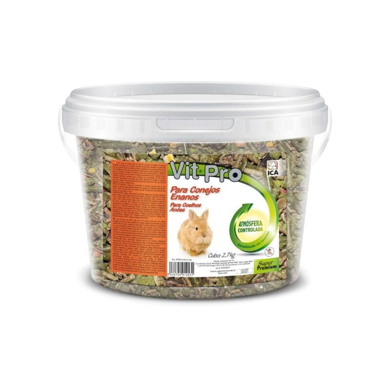 Alimento Para Conejos Enanos Vit Pro En Cubo (2.7 Kg) — ICA S.A.