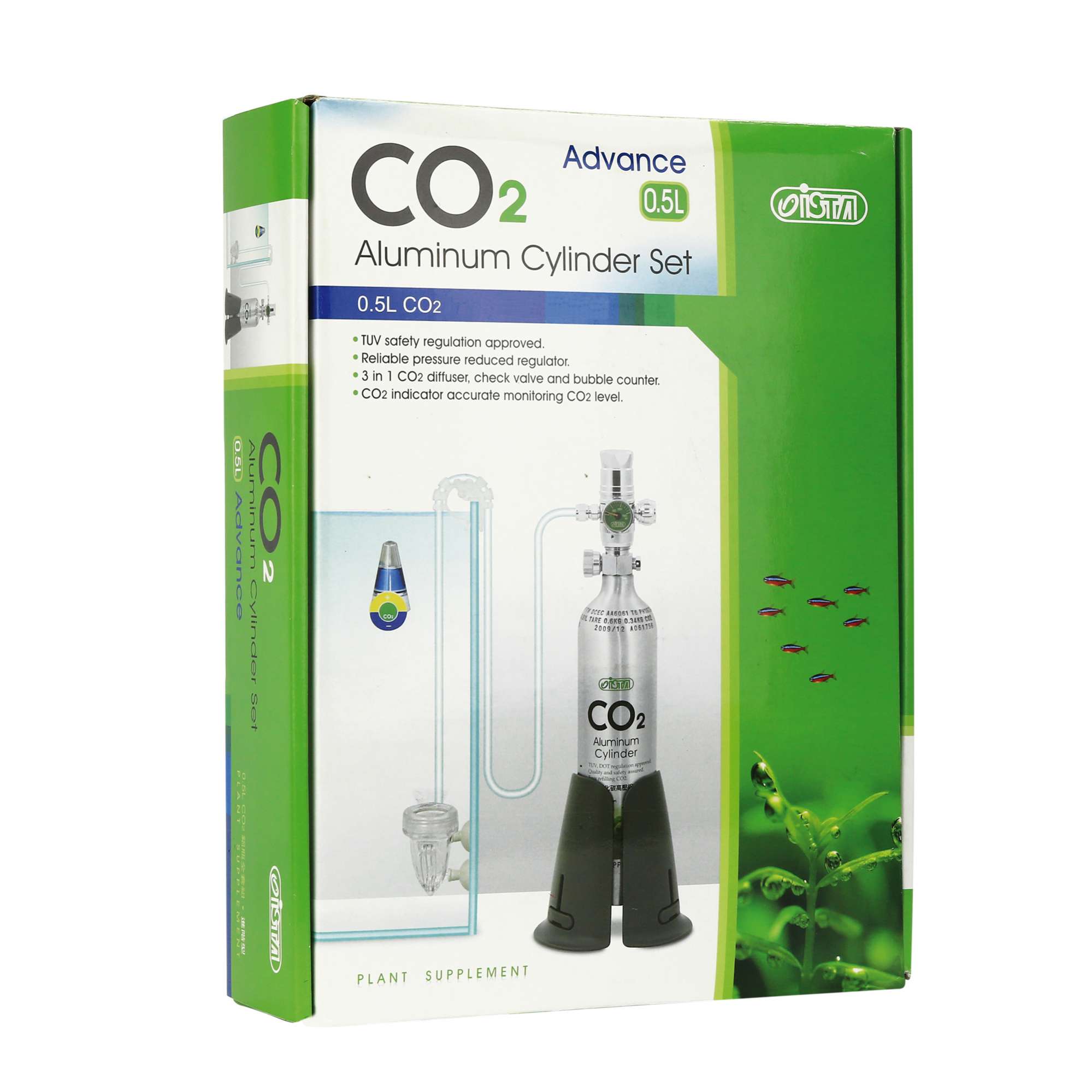 CILINDRO CO2 ACUARIO 2 LITROS